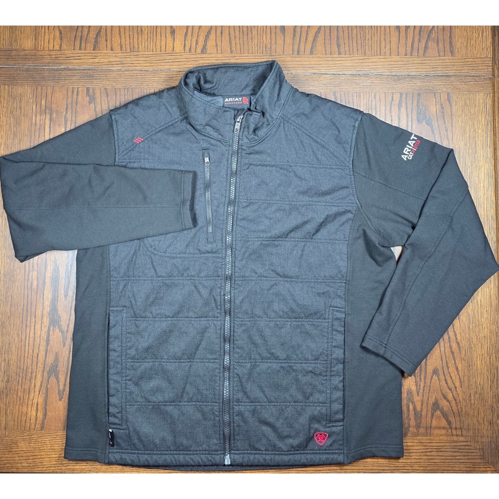 Ariat FR Cloud 9 2.0 Insulated Jacket Mens XL Black Flame Resistant CAT 2